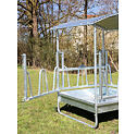 Hranaté příkrmiště pro skot a koně 1,5 x 1,5 x 2,4 m