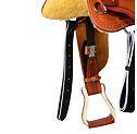 POOL'S Reiner nyersbőr western nyereg, 16"