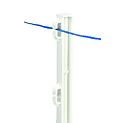 Műanyag EURO oszlop lábtartóval/fehér/158cm
