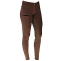 Dámské jezdecké legíny s koženým sedem Covalliero A/W 2023, hnědá