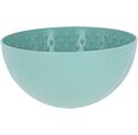 Nyalogató tál türkiz 11x20.5cm