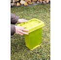Műanyag lábas itató 5,5l, Zöld
