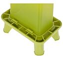 Obdélníkové krmítko pro drůbež 3,5l, plastové, Zelená