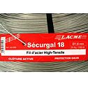 Nagy szilárdságú horganyzott acélhuzal SECURGAL 18, 1250m, 1,8 mm