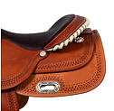 POOL'S Reiner nyersbőr western nyereg, 16"