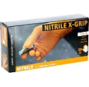 Eldobható nitril kesztyű X-Grip 240 mm, 50 db/csomag, narancssárga